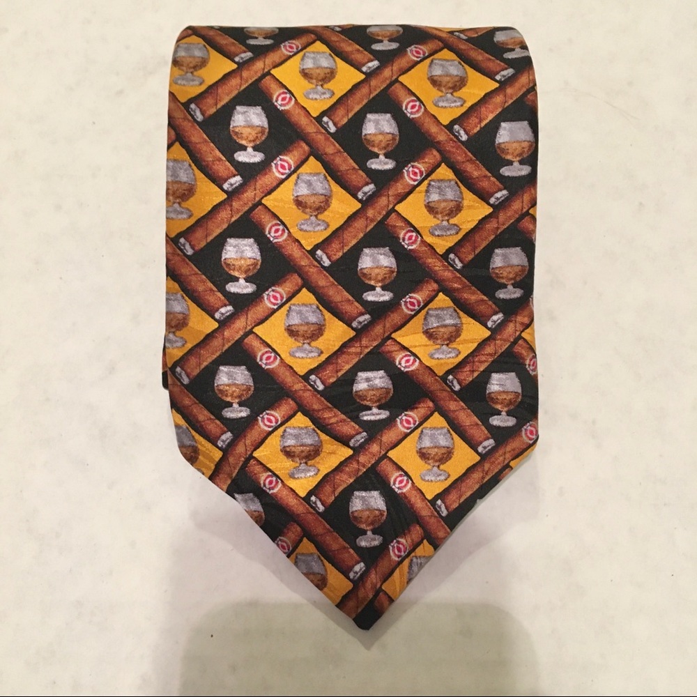 RM Cigar & Cognac Tie